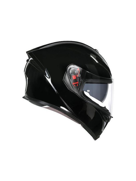 AGV K-5 S Black Κράνος Μηχανής Full Face DOT / ECE 22.05 1390gr με Sunvisor