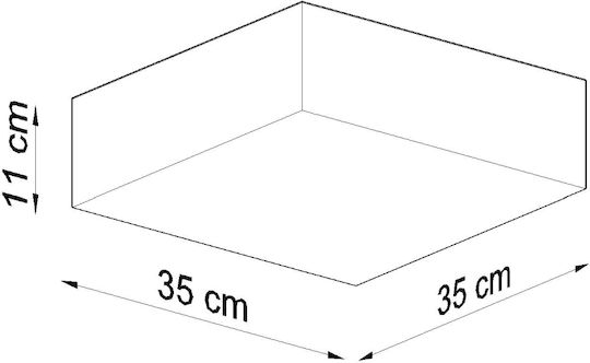 Sollux Horus 35 Deckenleuchte 35cm