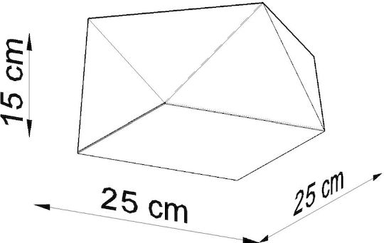 Sollux Hexa Ceiling Light 30cm
