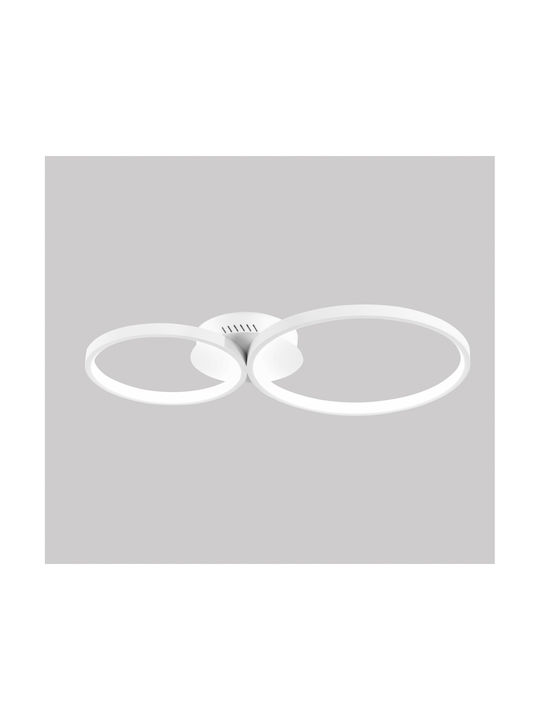 Fan Europe Led Mount Ceiling Light 60cm White with Integrated LED