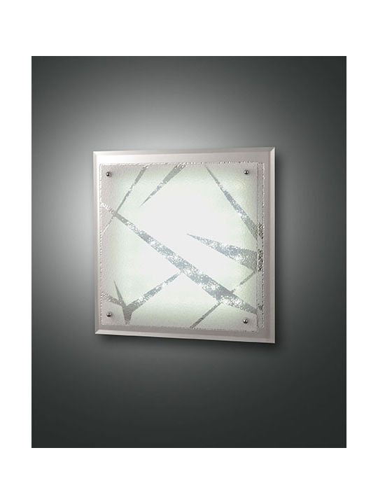 Fabas Luce Galaxy Deckenleuchte 26cm Silber mit Integrierter LED