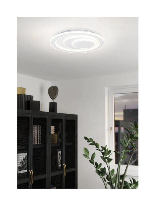 Eglo Palagiano Ceiling Mount Light 48cm White with Integrated LED