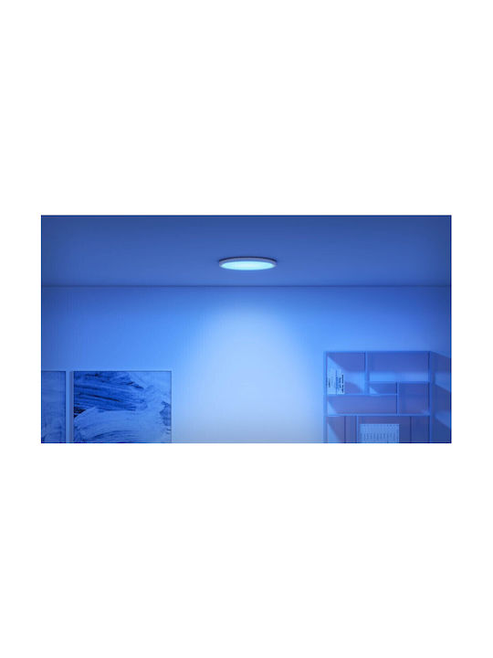 WiZ Smart Deckenleuchte 22cm Weiß mit Integrierter LED und Fernbedienung