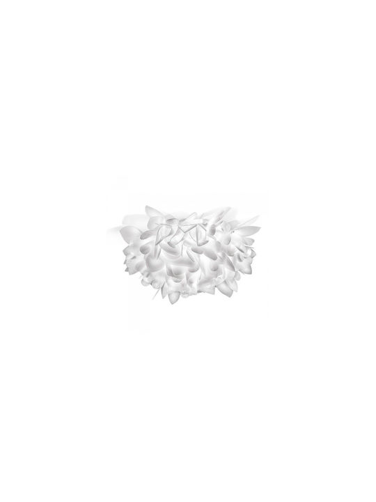 Slamp Veli Foliage Medium Πλαφονιέρα Οροφής 54εκ. Λευκή με Ντουί E27