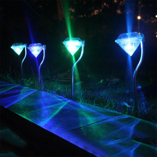 RGB LED Außen Garten Solarleuchte "Stehlampe"