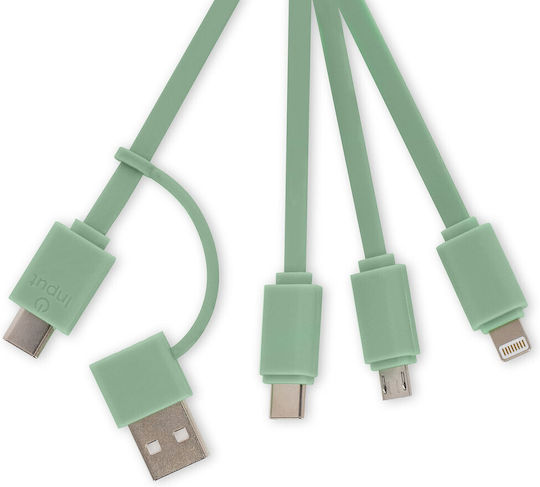 Legami Milano Link Up Regular USB to Lightning / Type-C / micro USB 1m Cable (UCC0011)