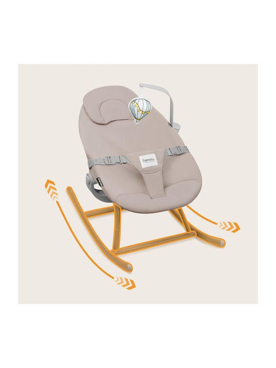 Lionelo Handbuch Baby Relax Dalia Rocker Beige Sand für Kind bis 9kg