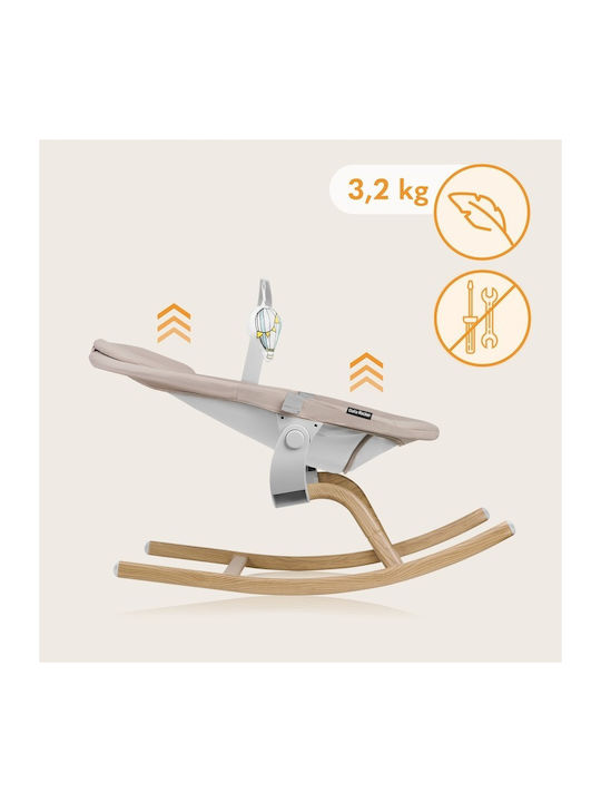 Lionelo Handbuch Baby Relax Dalia Rocker Beige Sand für Kind bis 9kg