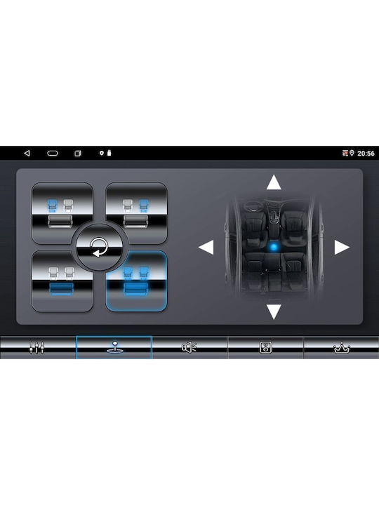 Lenovo Auto-Audiosystem für Fiat Linie 2007-2011 (Bluetooth/USB/WiFi/GPS/Apple-Carplay/Android-Auto) mit Touchscreen 9"