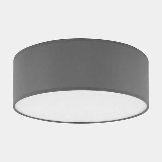 TK Lighting Ceiling Mount Light 45cm Gray with Socket E27