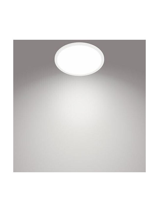 Philips Ceiling Mount Light Bathroom 25cm White with Integrated LED and Remote Control