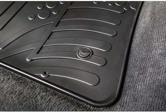 Gledring Set of Front and Rear Mats 4pcs for Ford Ka 2017 Black