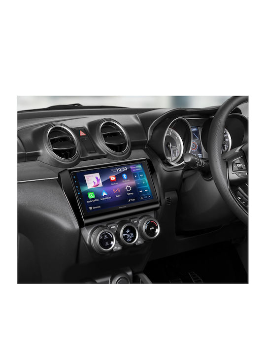 Pioneer Ηχοσύστημα Αυτοκινήτου 2DIN (Bluetooth/USB/WiFi/GPS/Apple-Carplay/Android-Auto) με Οθόνη Αφής 9"