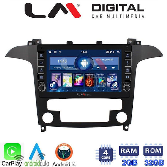 LM Digital Sistem Audio Auto pentru Ford Concentrare / Mondeo / Galaxie / S-Max 2006 > 2015 (Bluetooth/USB/WiFi/GPS/Apple-Carplay/Android-Auto)