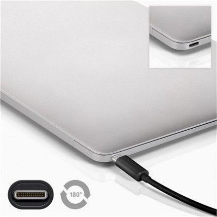 Goobay USB 3.2 Video Cable USB-C Male - USB-C 60W PD Black 3m 66509