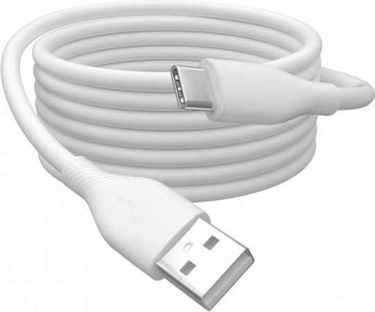 Digitus USB 2.0 Cable USB-C Male - USB-A / USB-C 60W PD White 0.5m