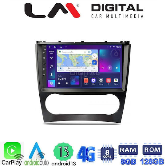 LM Digital Автомобилна Аудио Система (Блутут/USB/AUX/WiFi/GPS/Apple-Carplay/Android-Auto) с Тъчскрийн 9"