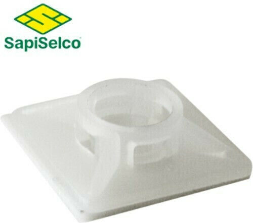 Sapiselco 31275 Suport De Cabluri 27x27mm Alb SEL.1.132 1 Buc