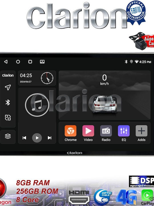 Clarion Car Audio System for Subaru Impreza 2000 > 2007 (Bluetooth/USB/WiFi/GPS) with Touch Screen 9"