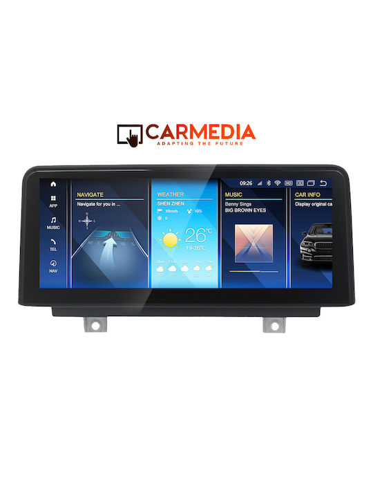 Carmedia Car Audio System for Citroen C3 2010-2015 (Bluetooth/USB/WiFi/GPS/Apple-Carplay/Android-Auto) with Touch Screen 9.5"