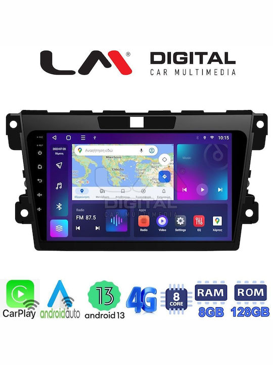 LM Digital Car Audio System for Mazda CX-7 Chevrolet Volt 2006+ with Touch Screen 9 inches Bluetooth USB Wi-Fi GPS Apple CarPlay Android Auto