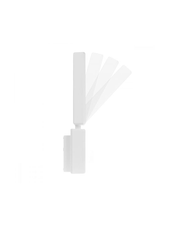 Maclean Energy Waterproof Outdoor Ceiling Light with Integrated LED in White Color Mce514w
