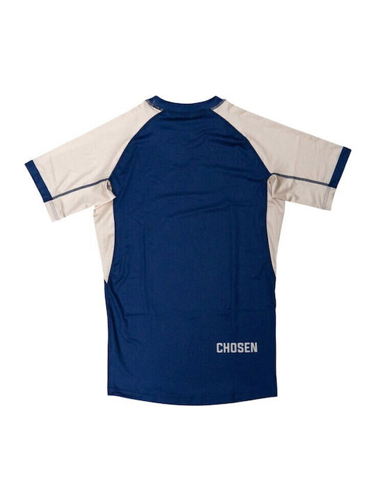 Chosen Ανδρική Κοντομάνικη Μπλούζα CHRS144 για Jiu-Jitsu Μπλε