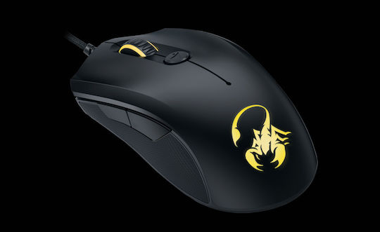 Genius Scorpion M6-600 RGB Gaming Ποντίκι 5000 DPI Black / Orange