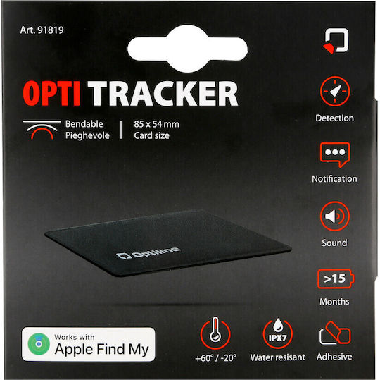 Lampa Opti Tracker Flex Apple Find My Μαύρο