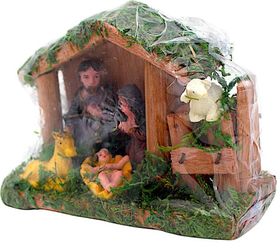 Коледна декоративна фигура Рождество 10x12x5см 1epx2057