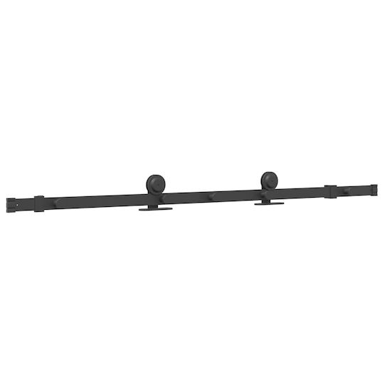vidaXL Sliding Door Mechanism For Door Knobs 152.5cm Black