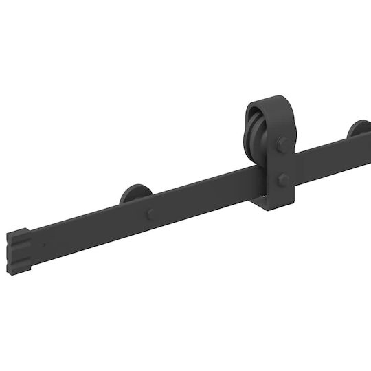 vidaXL Μηχανισμός Συρόμενης Μεσόπορτας 183cm Μαύρος