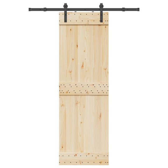 vidaXL Μηχανισμός Συρόμενης Μεσόπορτας 152.5cm Μαύρος