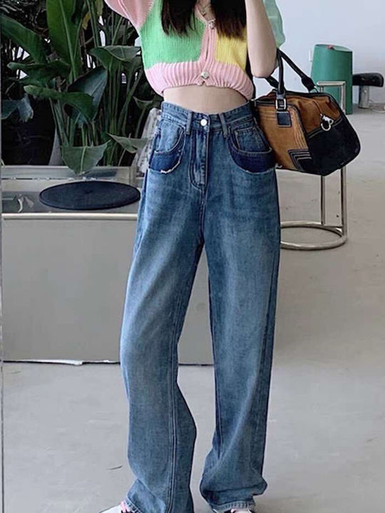 High Waist Women's Jean Trousers