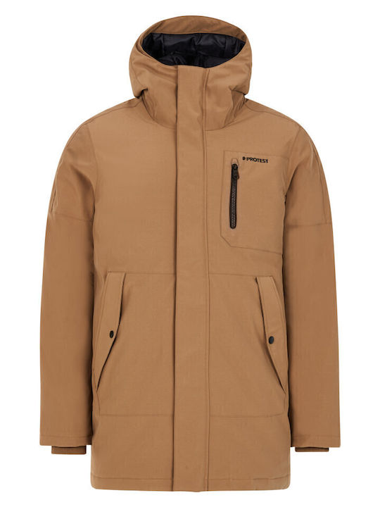 Winter Jacket Parka Waterproof Sandy Brown