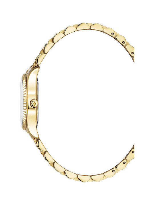 Jacques Du Manoir Uhr mit Gold Metallarmband