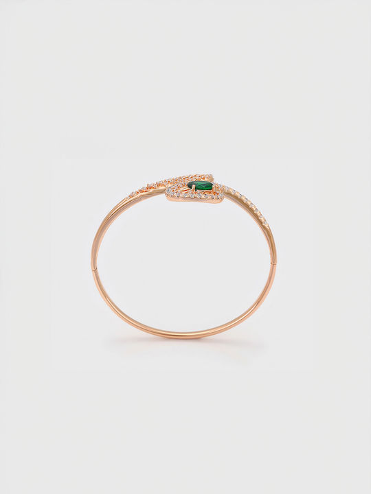 Chrysothemiss Women's Bracelet Gold Plated with Zircon