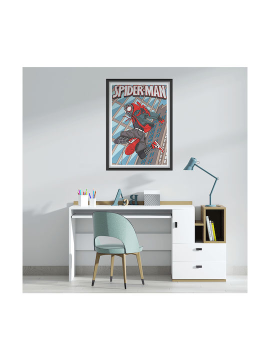 Poster Spiderman În Jordan Air Roșii Snk272 40cm X 50cm