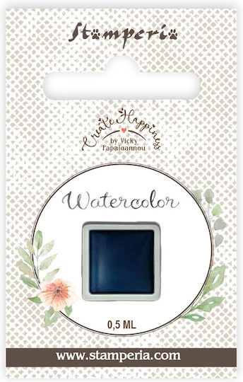 Stamperia Marineblau Aquarelltablette 0,5 ml