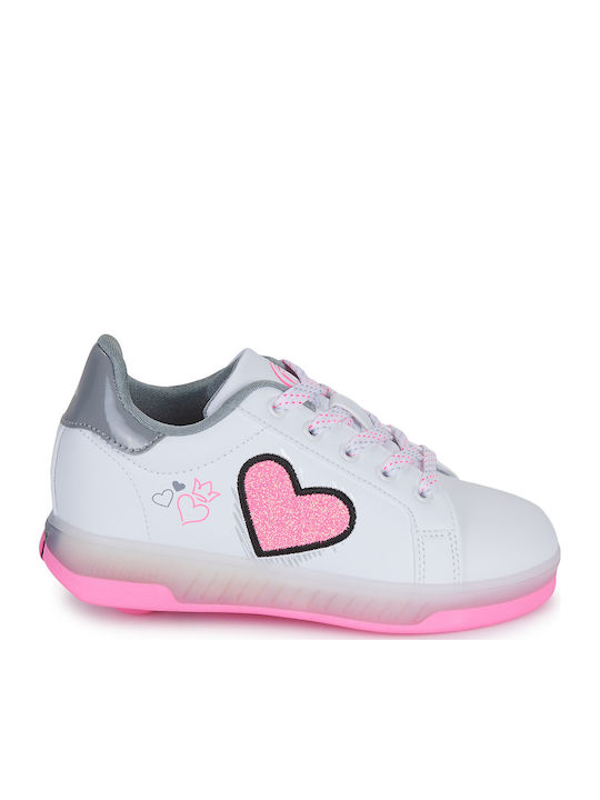 Kids Sneakers with Wheels White
