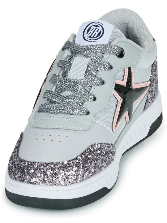Kids Sneakers with Wheels Silver