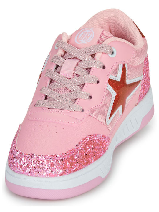 Παιδικά Sneakers με Ροδάκια Ροζ