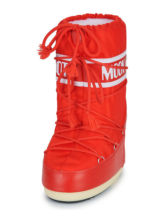 Kids Boots Red Icon