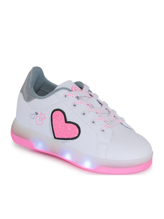 Kids Sneakers with Wheels White