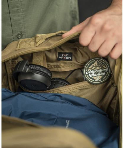 Tac Maven Assault Military Backpack Backpack made of Polyester Coyote 52lt