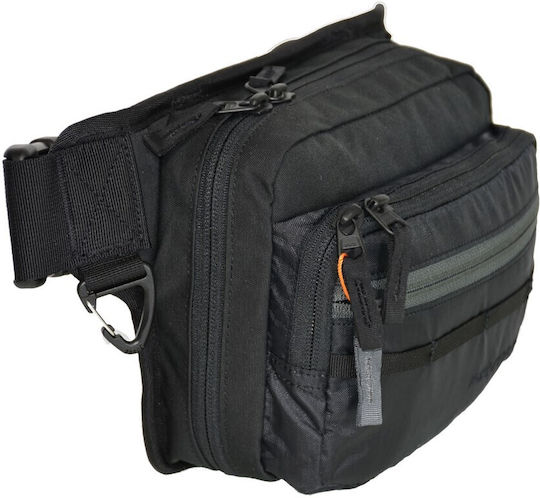 Pentagon Runner Military Pouch Belt made of Polyester Black 3lt