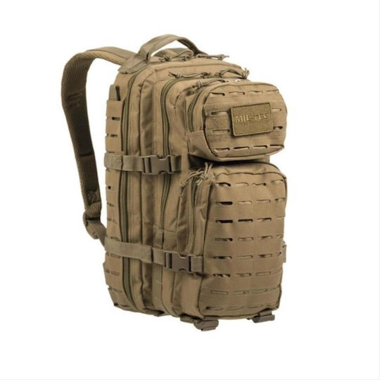 Mil-Tec Military Backpack Backpack made of Polyester Coyote 20lt