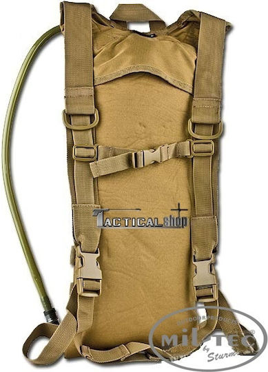 Mil-Tec Basic Water Pack with Straps Military Hydration Pack Coyote 3lt