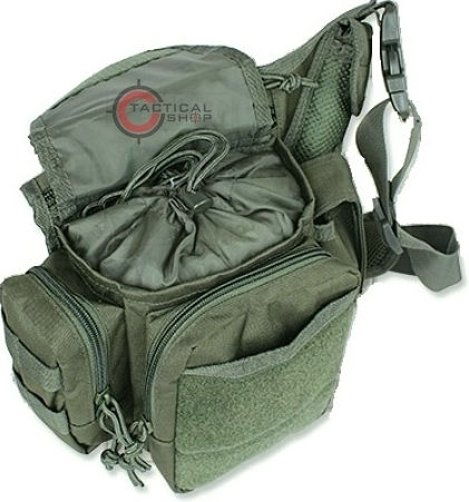 Mil-Tec Sling Bag Multifunction Military Pouch Chest made of Cordura Khaki