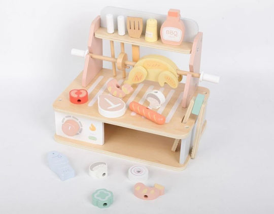 Elineli Montessori Ξύλινη Ψησταριά Παιδιά Αξεσουάρ – Set Bbq